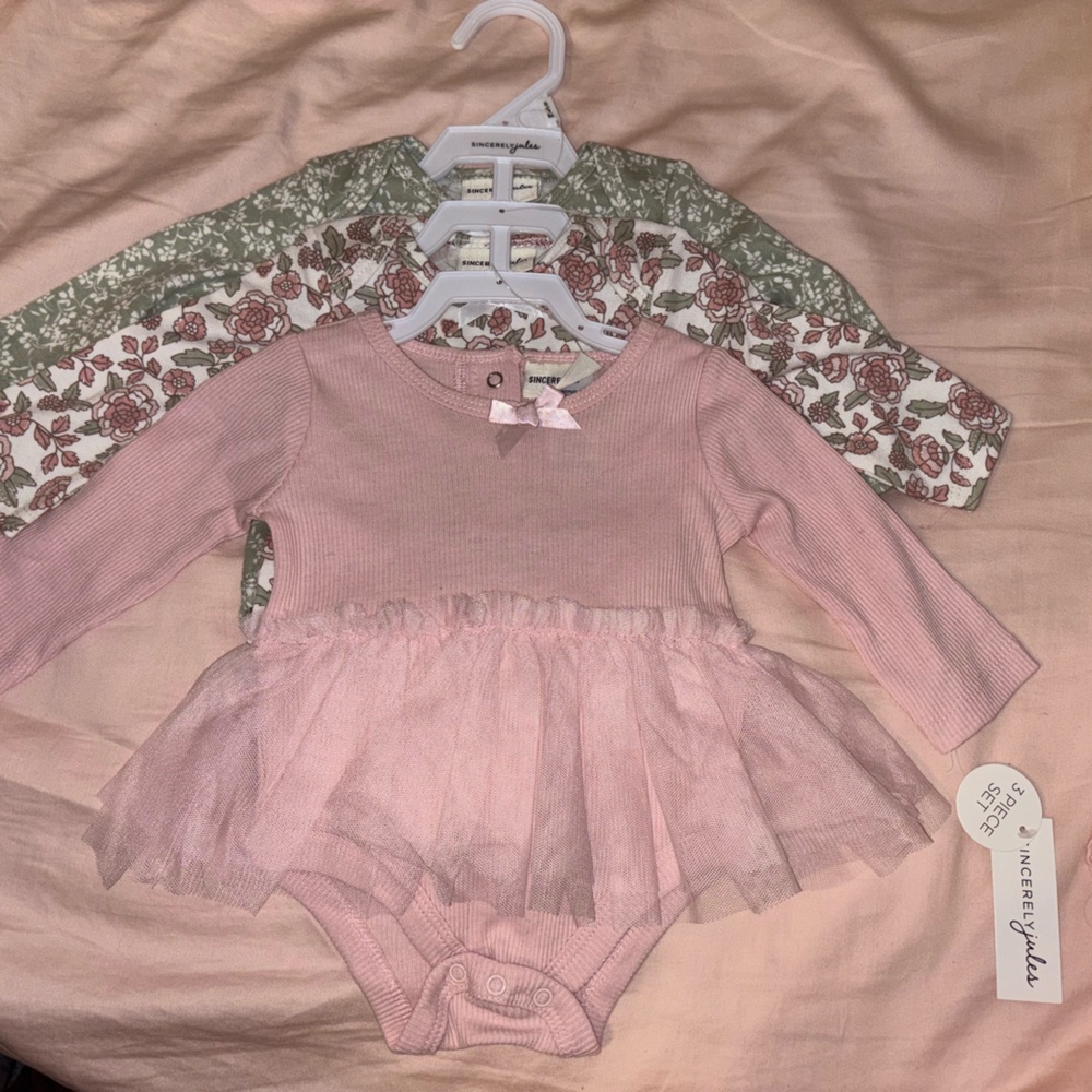 Sincerely Jules 3 long sleeve onsies